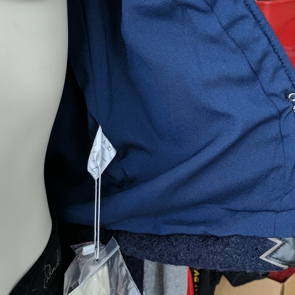 Classy Navy Wool Crop Jacket - Picture 5 of 5